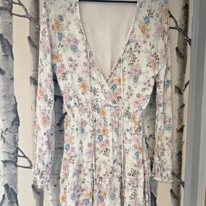 Altar'd State Floral Long Sleeve Dress